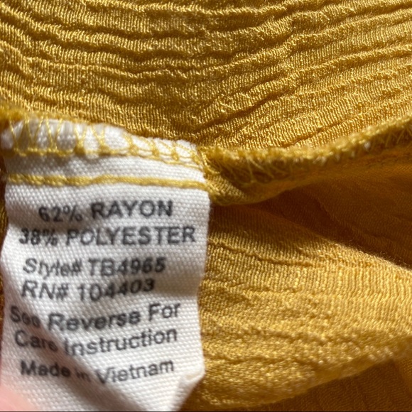 Sweet Wanderer | tie front ruffle sleeve top - Picture 10 of 10